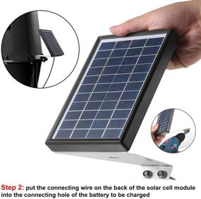 img 1 attached to 🔆 Efficient 3.5W Waterproof Solar Panel Charger for Feeder with Mounting Bracket - Sumind Solar Power Battery Charger (6V)