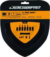 🚴 jagwire - universal pro shift kit for road, mtn, and gravel bikes - compatible with sram and shimano shifters - polished stainless steel cables - available in 10 color options logo