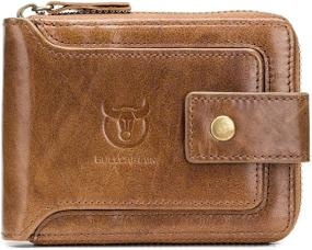 img 4 attached to 👛 BULLCAPTAIN Leather RFID Blocking Wallet