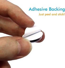 img 1 attached to Self-adhesive Wiggle Eyes - 1221 Pieces in Assorted Sizes for DIY Crafts & Scrapbooking (Classic)