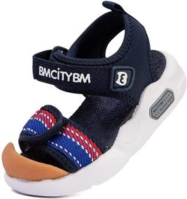 img 1 attached to BMCiTYBM Infant Sandals: Toddler Non Slip Boys' Shoes for Comfortable Sandal Wear