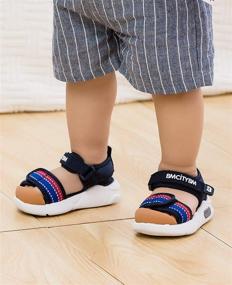 img 2 attached to BMCiTYBM Infant Sandals: Toddler Non Slip Boys' Shoes for Comfortable Sandal Wear