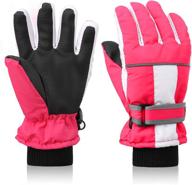 ❄️ waterproof insulated winter gloves for kids - warm snow gloves for boys & girls, toddler mittens ski gloves for cold weather logo