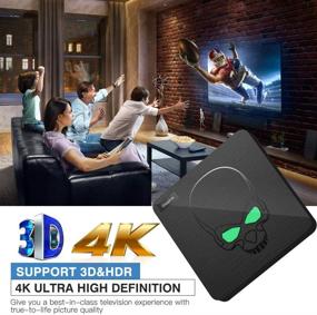 img 1 attached to 📺 S922X Android 9.0 TV Box, GT King Android 9.0 TV Box 4GB RAM 64GB, Amlogic S922X, Hexa-core, 2.4G/5.8G WiFi BT 4.1, 4K 60fps, 2.4G Voice Remote Control