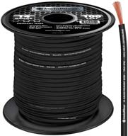 🔌 boost your audio setup with installgear 14 gauge ofc primary remote wire - 100ft, black logo