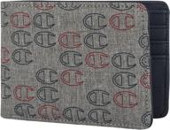 💼 champion mens advocate bifold wallet: stylish men's accessory for wallets, card cases & money organizers logo