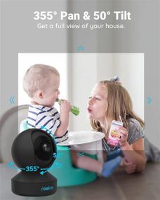 img 1 attached to 📷 Reolink E1 Pro : Advanced 4MP HD Plug-in Home Security Indoor Camera with Wi-Fi, Motion Alert, Two Way Talk - Perfect Baby Monitor/ Pet Camera