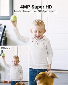 img 3 attached to 📷 Reolink E1 Pro : Advanced 4MP HD Plug-in Home Security Indoor Camera with Wi-Fi, Motion Alert, Two Way Talk - Perfect Baby Monitor/ Pet Camera