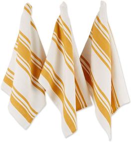 img 4 attached to DII Everyday Dishtowel Collection Chef Stripe Dishtowel Set Kitchen & Dining