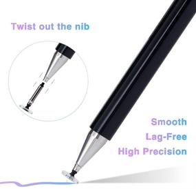 img 3 attached to Enhanced Precision with 2 Pcs Stylus Pens for Touch Screens - Compatible with Apple/iPhone/iPad Pro/Mini/Air/Android Devices