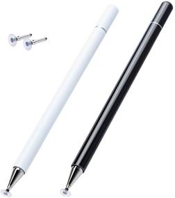 img 4 attached to Enhanced Precision with 2 Pcs Stylus Pens for Touch Screens - Compatible with Apple/iPhone/iPad Pro/Mini/Air/Android Devices