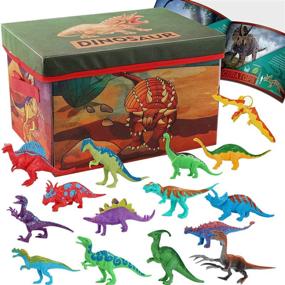 img 3 attached to JOYIN Dinosaur Storage Play Booklet