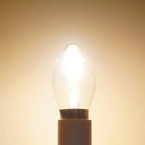 img 1 attached to 💡 OPALRAY Non Dimmable Candelabra Incandescent Equivalent: Efficient Lighting Solution