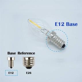 img 2 attached to 💡 OPALRAY Non Dimmable Candelabra Incandescent Equivalent: Efficient Lighting Solution