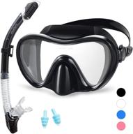 supertrip snorkel set for adults - anti-fog scuba diving mask with panoramic vision and anti-leak technology - suitable for men, women, and youth logo