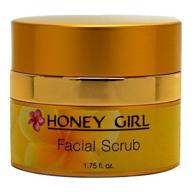 🍯 honey girl organics facial scrub - natural exfoliating skincare, 1.75 fluid ounce logo