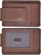 hopsooken pocket wallet: premium leather minimalist men's wallets, card cases & money organizers logo