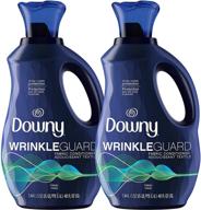👕 downy wrinkleguard liquid laundry fabric softener, fresh scent - 192 loads (pack of 2) logo
