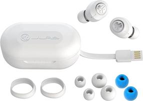 img 1 attached to 🎧 Наушники JLab JBuds Air ANC True Wireless Bluetooth: Белые, активное шумоподавление, низкая задержка в режиме просмотра фильмов, двойное подключение, устойчивость к поту по стандарту IP55, настройка звука с 3 Вашими EQ предпочтениями