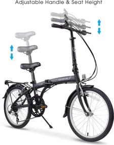 img 1 attached to Складной легкий алюминиевый складной велосипед Dahon