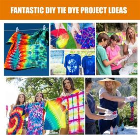 img 1 attached to 🎨 Vibrant Tie Dye Kit: 24 All-in-One Colors for Crafting, Fabric, and DIY Parties