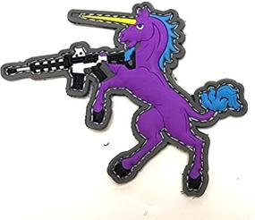 img 2 attached to Tactical Unicorn Morale Purple Cotton