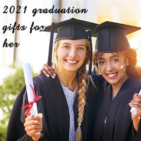 img 2 attached to 🎓 M MOOHAM Graduation Bracelet - Inspirational 2021 Graduation Gifts for Her, Senior Class of 2021 High School College Graduation Jewelry for Women, Girls, Friends, Daughters