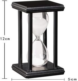 img 1 attached to ⏳ KSMA 10-Minute Wood Hourglass Sand Timer