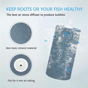 img 3 attached to 🐠 VIVOSUN Air Stone: 2PCS 4 X 2 Inch Large Air Stone for Aquarium and Hydroponics - Boost Your Pump's Performance!