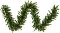 🎄 vickerman 9ft unlit camden fir artificial christmas garland - faux holiday garland for indoor seasonal home decor logo