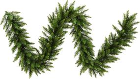 img 2 attached to 🎄 Vickerman 9ft Unlit Camden Fir Artificial Christmas Garland - Faux Holiday Garland for Indoor Seasonal Home Decor