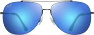 🕶️ maui jim cinder cone aviator sunglasses - enhanced with patented polarizedplus2 lenses логотип