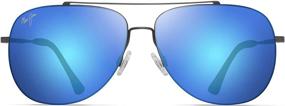 img 4 attached to 🕶️ Maui Jim Cinder Cone Aviator Sunglasses - Enhanced with Patented PolarizedPlus2 Lenses