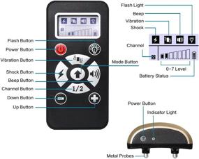 img 2 attached to 🐶 Updated 2020 Lovely Home Rechargeable and Waterproof Dog Training Collar with Remote Control - Enhanced Beep, Vibration, and Shock - Ideal for Small, Medium, and Large Dogs