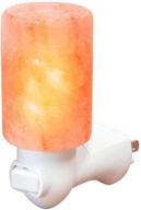 🏞️ kingwin himalayan salt lamp night light - ul listed plug with natural crystal color lights for bedroom or bathroom lighting (1 pack) логотип