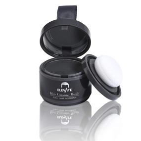 img 3 attached to 🌟 ELEVATE Hair Line Powder: The Ultimate Solution for Thinning Hair - Instantly Conceal Hair Loss, Perfect Shadow Makeup & Root Cover Touch Up - Black Shade for Men and Women