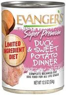 🐶 12-12.5 oz cans of evanger's super premium dinner for dogs logo