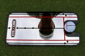 img 3 attached to 🏌️ EyeLine Golf Putting Alignment Mirror, Portable Putting Trainer, 12 x 6-inch Mirror Size, Seen on PGA Tour, Made in USA. Ideal for Outdoor Use or Indoors on Putting Mats [SEO: Putting Alignment Mirror for Golf Practice, Portable Putting Trainer, 12x6 inches, PGA Tour-featured, USA-made, Suitable for Outdoor/Indoor Use]