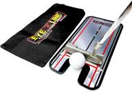 🏌️ eyeline golf putting alignment mirror, portable putting trainer, 12 x 6-inch mirror size, seen on pga tour, made in usa. ideal for outdoor use or indoors on putting mats [seo: putting alignment mirror for golf practice, portable putting trainer, 12x6 inches, pga tour-featured, usa-made, suitable for outdoor/indoor use] logo