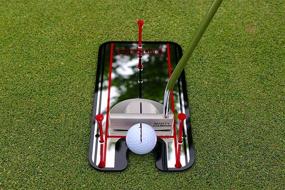 img 2 attached to 🏌️ EyeLine Golf Putting Alignment Mirror, Portable Putting Trainer, 12 x 6-inch Mirror Size, Seen on PGA Tour, Made in USA. Ideal for Outdoor Use or Indoors on Putting Mats [SEO: Putting Alignment Mirror for Golf Practice, Portable Putting Trainer, 12x6 inches, PGA Tour-featured, USA-made, Suitable for Outdoor/Indoor Use]