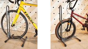 img 1 attached to 🚴 Willworx Bike Super Stand, Gray Metallic: Sturdy and Space-Saving Storage Solution