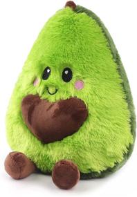 img 4 attached to Avocado Microwavable Heating Pad: Warm & Cozy Plush Food Toy for Pain Relief & Stress Reduction