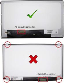 img 1 attached to 🖥️ LG LED-1366-768-G-40-15.6 LP156WH4 (TL)(N1) & (N2) 15.6&#34; HD LED LCD Экран/дисплей для ноутбука - TLN1, TLN2, Новый