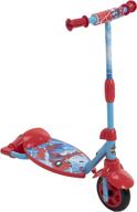 spider man grow-with-me preschool scooter by huffy logo