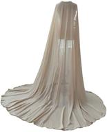 👰 alicebridal women's chiffon wedding cathedral accessories: elevate your special occasion style logo