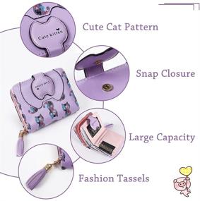 img 2 attached to HeySun Adorable Ladies Wallet Designer Women's Handbags & Wallets for Wallets