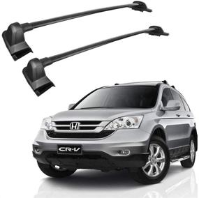 img 4 attached to Премиум перекрестные бруски для крыши для Honda CRV CR-V 2007-2011: Легкая установка и универсальные верхние багажники на крыше