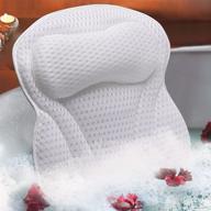 🛁 ultimate comfort bath pillow with strong non-slip suction cups - neck, head, and back support for men and women logo