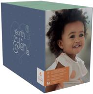 earth and eden size 4 baby diapers - 164 count logo