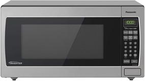 img 4 attached to Panasonic NN-SN766S Stainless Steel Microwave Oven - Countertop/Built-In with Inverter Technology and Genius Sensor, 1.6 Cubic Foot Capacity, 1250W Power